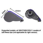 For Dyson V7 V8 V10 V11 V15  Vacuum Cleaner Soft Velvet Suction Head Side Cover
