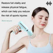 ZD8889 Mini Fascia Device Muscle Relaxation Massage Stick Handheld Vibration Portable Massager Gun(Blue)