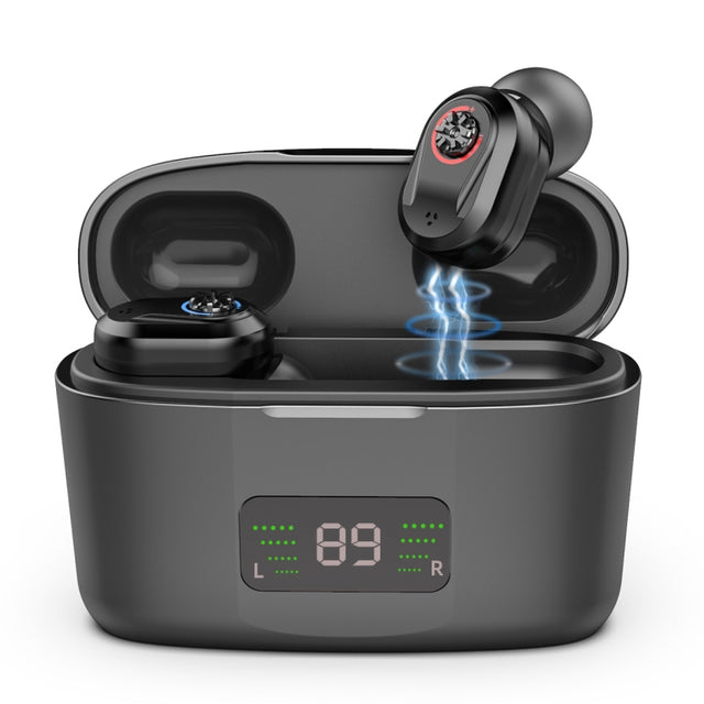 Z-127D In-ear Sound Amplifier Digital Display Hearing Aid Earphone(black)