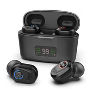 Z-127D In-ear Sound Amplifier Digital Display Hearing Aid Earphone(Red and Blue)