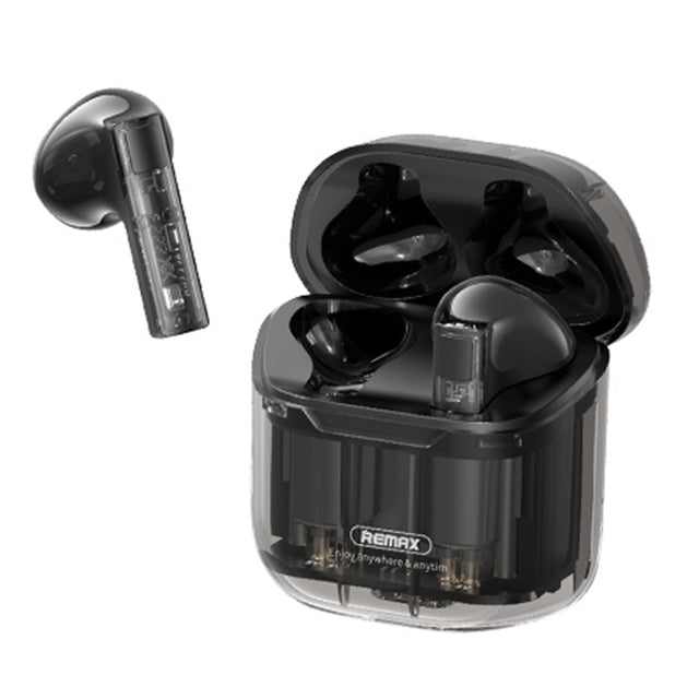 REMAX CozyBuds 6C TWS Transparent Cabin Low Delay Wireless Bluetooth Headset(Black)