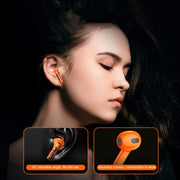 REMAX CozyBuds 6C TWS Transparent Cabin Low Delay Wireless Bluetooth Headset(Orange)