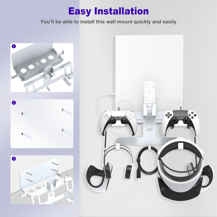 For PS5 / PS VR2 Series JYS JYS-P5163 Helmet Headset Host Handle Storage Rack - free shipping - PMC TechLife - Order now!