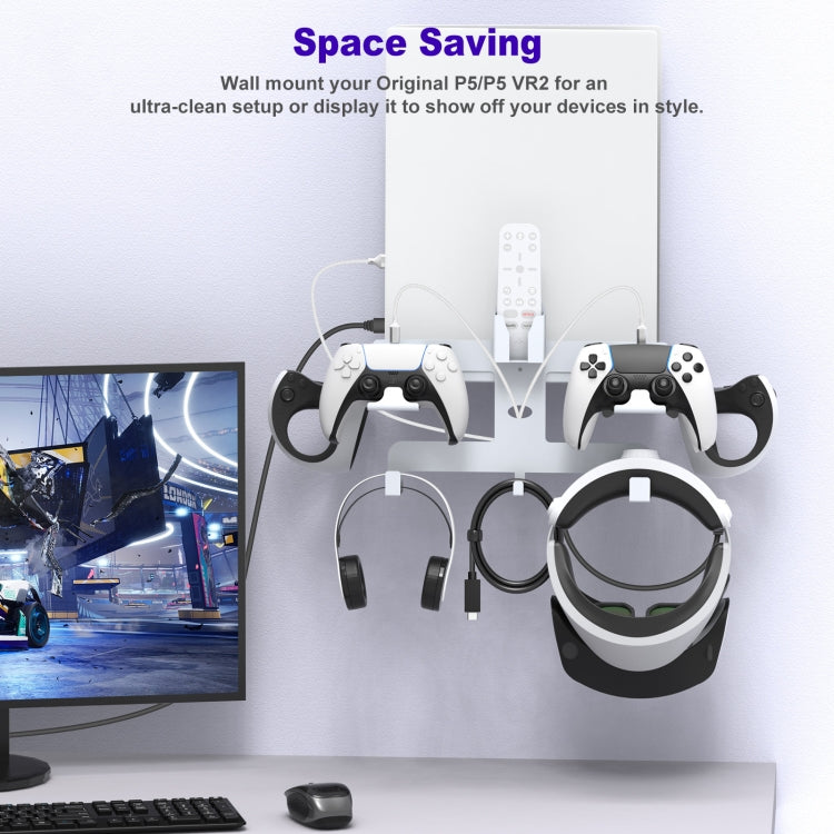 For PS5 / PS VR2 Series JYS JYS-P5163 Helmet Headset Host Handle Storage Rack - free shipping - PMC TechLife - Order now!
