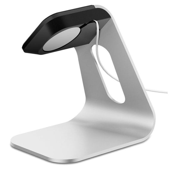 Z65 For Apple Watch Charging Stand Aluminum Alloy Desktop Display Stand(Silver)