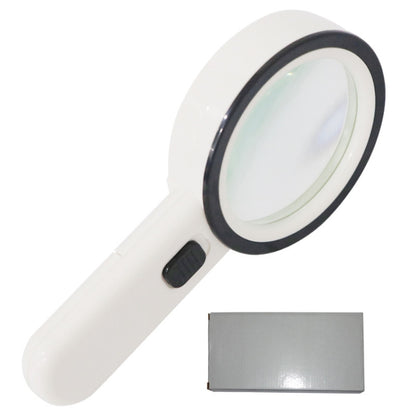 JHS407 30X Handheld HD Magnifier With LED Light(Paper Package) - free shipping - PMC Jewellery - Order now!