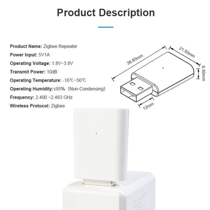 Tuya Zigbee Portable USB Wireless Smart Extender Signal Amplifier Repeater - free shipping - PMC Jewellery - Order now!