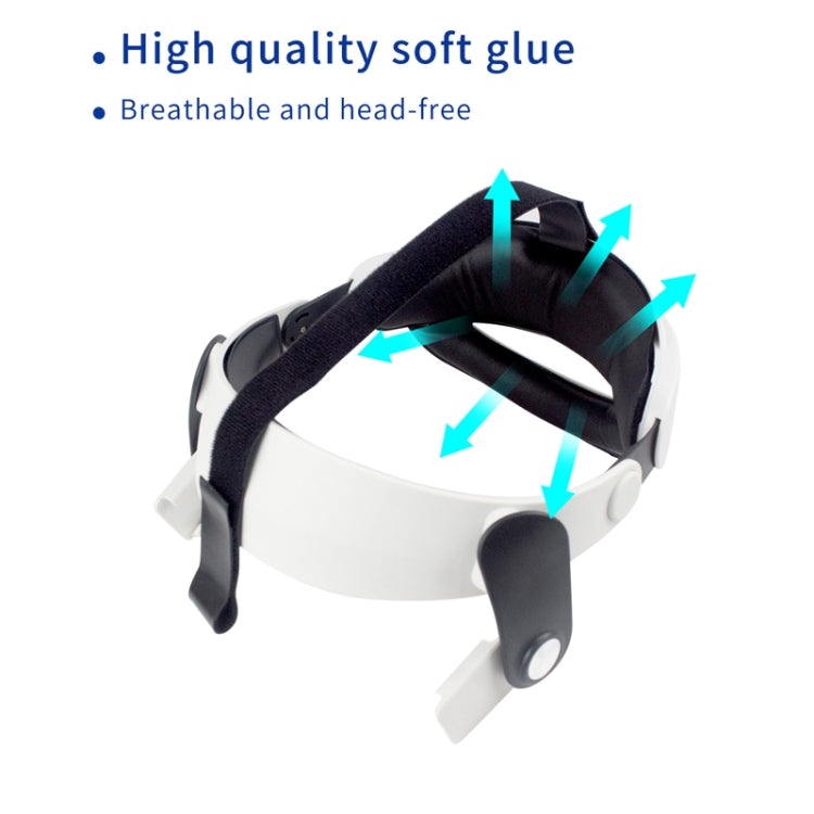 For Oculus Quest 2 VR Glasses Adjustable Improve Comfort Elite Head Strap - VR Accessories by PMC TechLife | Online Shopping South Africa | PMC TechLife
