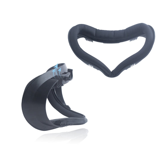 For Oculus Quest 2 VR Headset Anti-sweat Eye Mask VR Facial Interface Bracket Cover(Black)