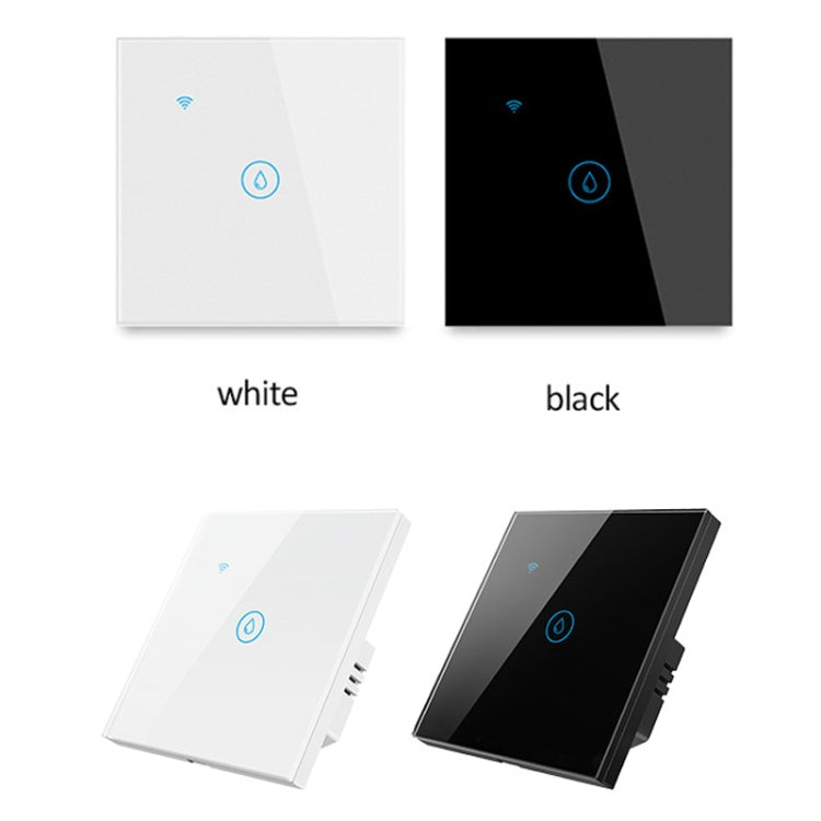 WIFI 20A Water Heater Switch Black High Power Time Voice Control EU Plug