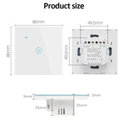 WIFI 20A Water Heater Switch Black High Power Time Voice Control EU Plug