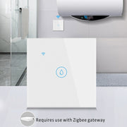 WIFI 20A Water Heater Switch Black High Power Time Voice Control EU Plug