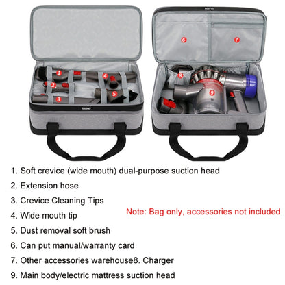 Baona BN-DS009 For Dyson Mite Removal Instrument Multifunctional Vacuum Cleaner Storage Bag, Fabric: Leather - free shipping - PMC Jewellery - Order now!