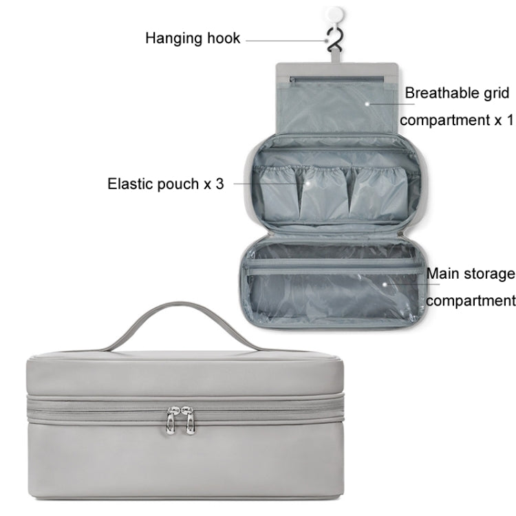 Baona BN-DS006 for Dyson Airwrap Multifunctional PU Leather Storage Bag(Grey) - free shipping - PMC Jewellery - Order now!