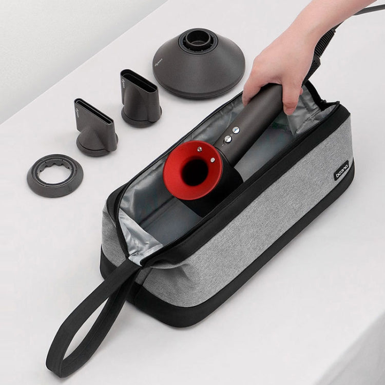Baona BN-DS005 for Dyson Hair Dryer Curling Iron Accessories Organizer Bag, Color: Gray Handle - free shipping - PMC TechLife - Order now!