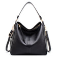 7871 Large Capacity Adjustable Leather Tote Bag Multi-compartment Shoulder Bag, Color: Black - free shipping - PMC TechLife - Order now!