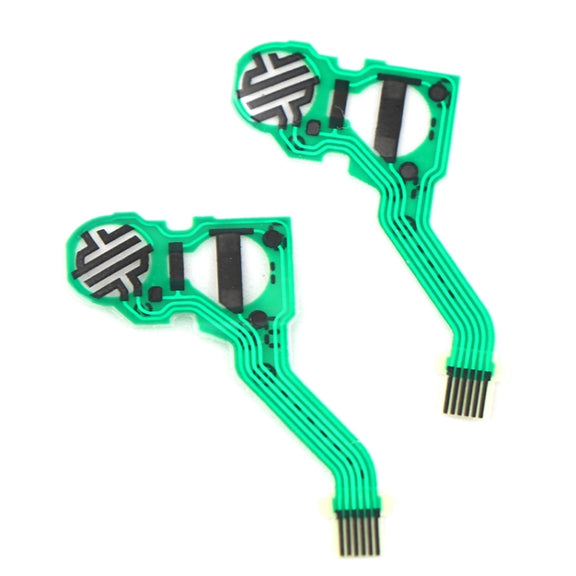 For PS5 Controller 2sets Button Ribbon Circuit Board Conductive Film(Green)