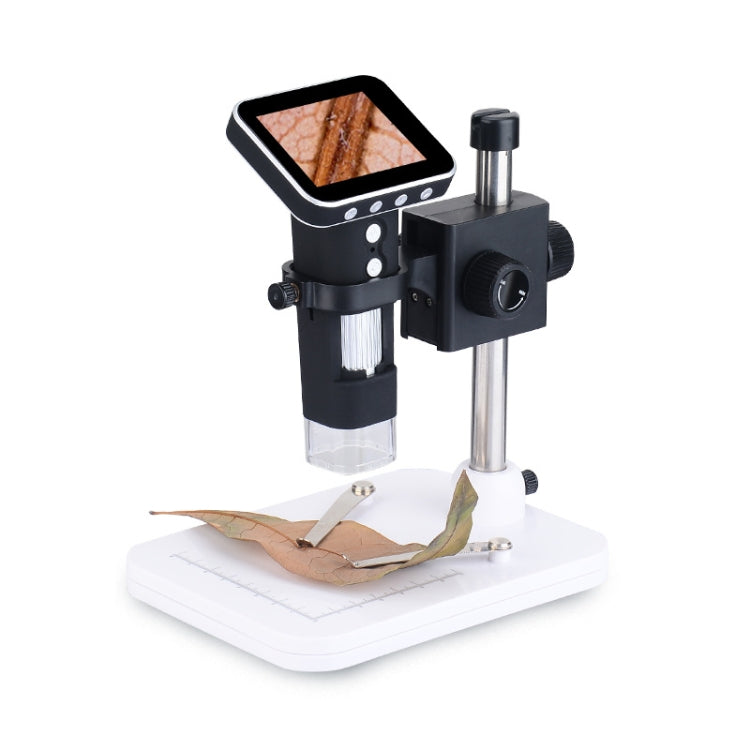 DM1 3.5-inch Screen Smart Wireless 500X HD Digital Microscope Handheld Portable Children Microscope with Stand