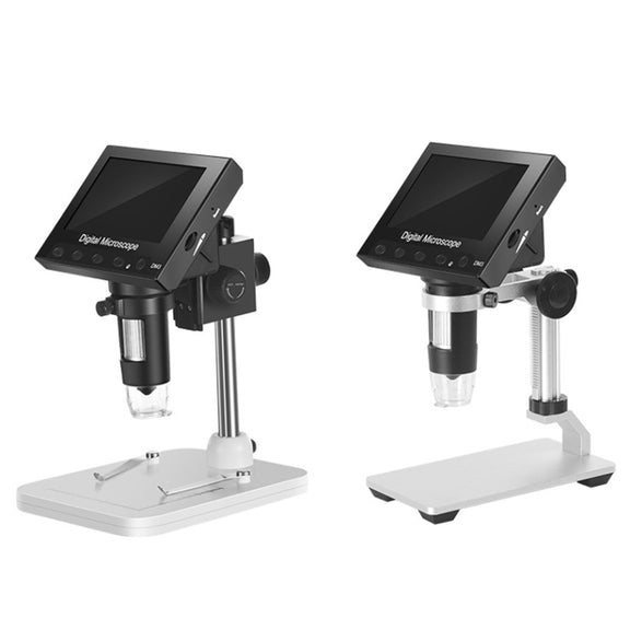 DM3 4.3-Inch Screen LED Light 1000X HD Portable Electronic Digital Microscope, Specification: Plastic