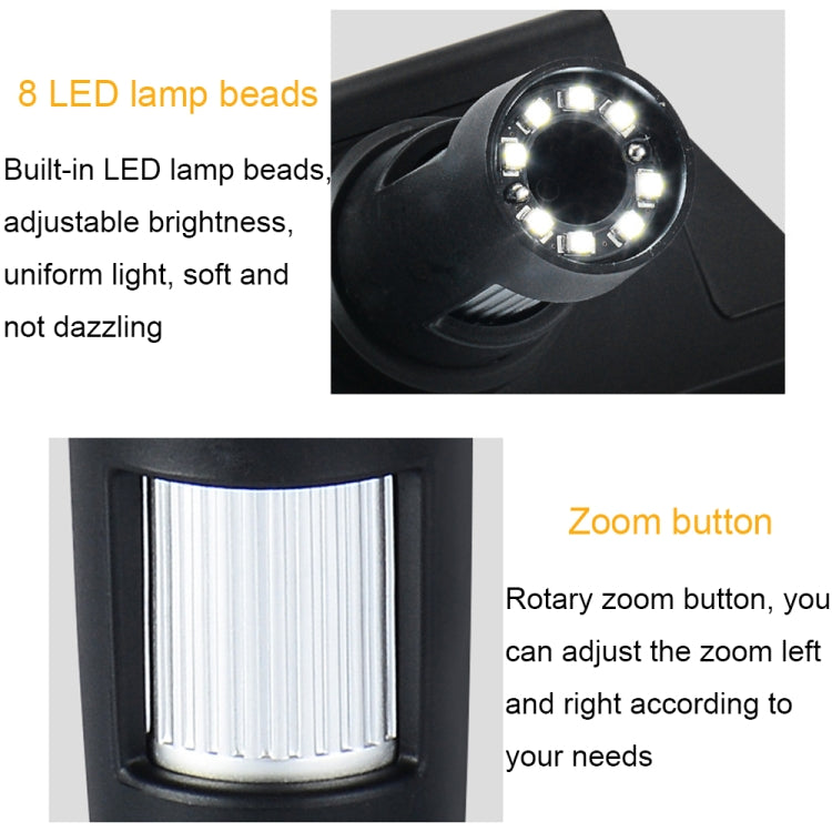 DM3 4.3-Inch Screen LED Light 1000X HD Portable Electronic Digital Microscope, Specification: Plastic - free shipping - PMC TechLife - Order now!