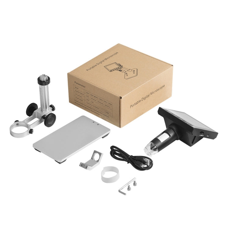 DM3 4.3-Inch Screen LED Light 1000X HD Portable Electronic Digital Microscope, Specification: Metal - free shipping - PMC TechLife - Order now!