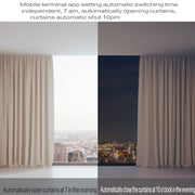 X101 Smart Home Automatic Curtain Machine With RC, Style: Track Model Single Host