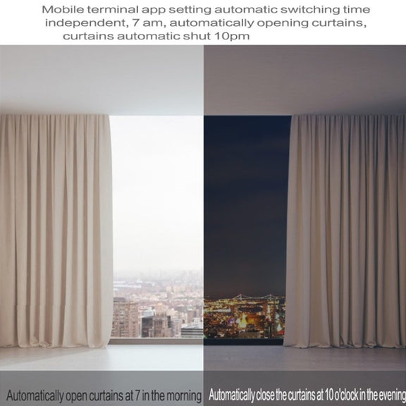 X101 Smart Home Automatic Curtain Machine With RC, Style: Track Model Single Host
