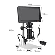 1200X 7-Inch HD Display Multifunctional Maintenance Inspection Digital Microscope(DM9-S)