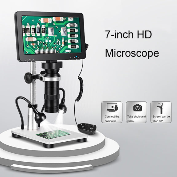 1200X 7-Inch HD Display Multifunctional Maintenance Inspection Digital Microscope(DM9-S)
