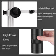 1200X 7-Inch HD Display Multifunctional Maintenance Inspection Digital Microscope(DM9-S)