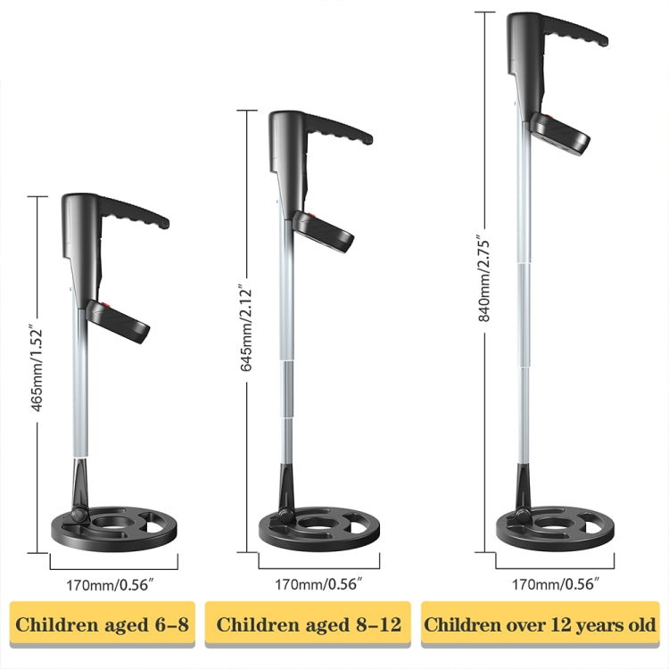 Goint MD3002 Children Beach Toy Underground Metal Detector(Black) - free shipping - PMC TechLife - Order now!