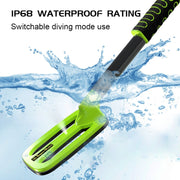 Goint Water-resistant Handheld Metal Detector Underwater Treasure Hunter Detector(IP760 Yellow Round)