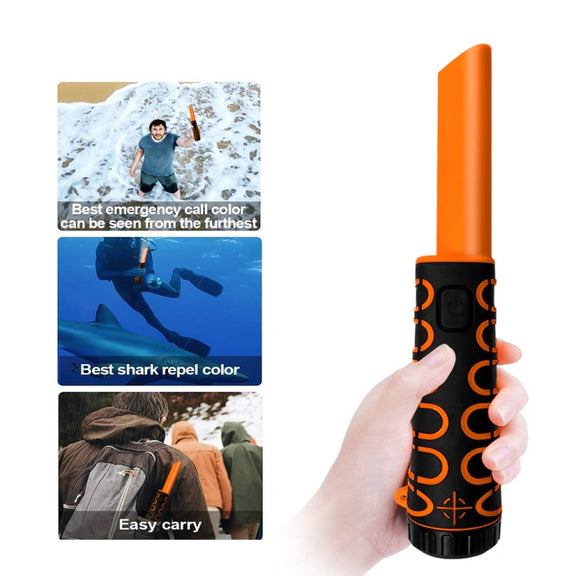 Goint IP68 Water-resistant Convenience Metal Scanner High Sensitivity Underwater Metal Detector(Orange)