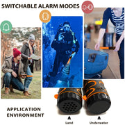 Goint IP68 Water-resistant Convenience Metal Scanner High Sensitivity Underwater Metal Detector(Orange)