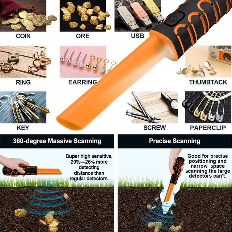 Goint IP68 Waterproof Convenience Metal Scanner High Sensitivity Underwater Metal Detector(Orange) - free shipping - PMC Jewellery - Order now!