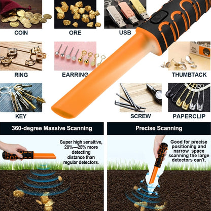 Goint IP68 Waterproof Convenience Metal Scanner High Sensitivity Underwater Metal Detector(Orange) - free shipping - PMC Jewellery - Order now!