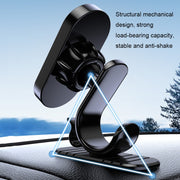 D6 360-degree Rotating Magnetic Suction Car Mobile Phone Holder(Black)