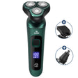 3 In 1 Smart Electric Shaver LCD Digital Display Three-head USB Rechargeable Floating Razor - free shipping - PMC TechLife - Order now!