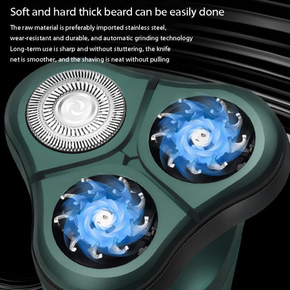 3 In 1 Smart Electric Shaver LCD Digital Display Three-head USB Rechargeable Floating Razor