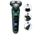 4 In 1 Smart Electric Shaver LCD Digital Display Three-head USB Rechargeable Floating Razor - free shipping - PMC TechLife - Order now!