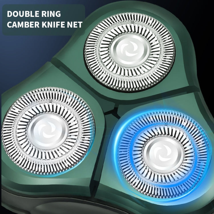 4 In 1 Smart Electric Shaver LCD Digital Display Three-head USB Rechargeable Floating Razor