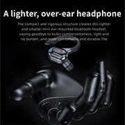 F8 Hanging Ear Stereo Wireless Bluetooth Earphones With Charging Bin(Red Double Ear)