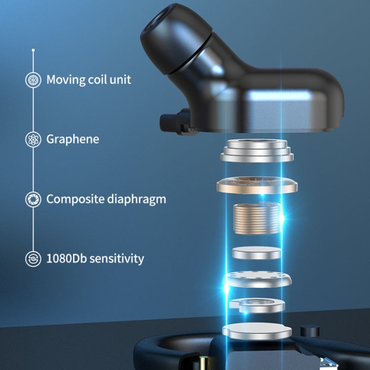 F8 Hanging Ear Stereo Wireless Bluetooth Earphones With Charging Bin(Red Single Ear) - Bluetooth Earphone by PMC TechLife | Online Shopping South Africa | PMC TechLife