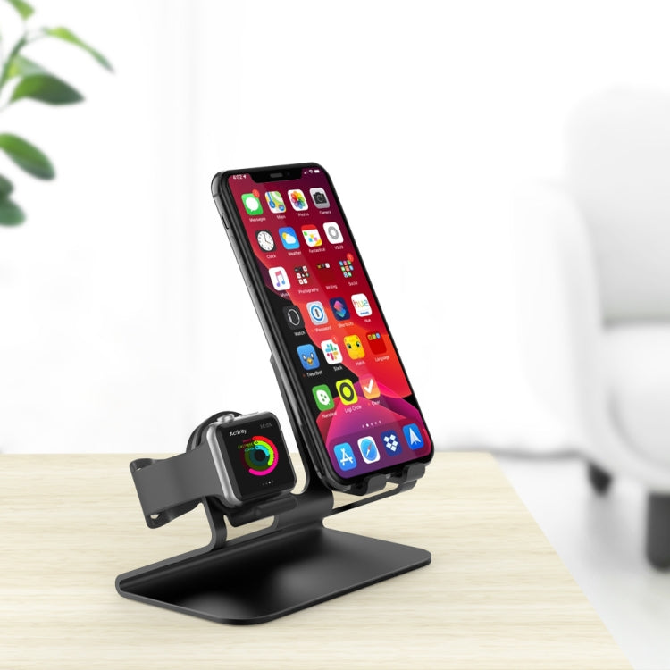AhaStyle ST04 Aluminum Alloy Charging Base, For 4-8 inch Smart Phone&Apple Watch Series(Rose Gold) - free shipping - PMC TechLife - Order now!