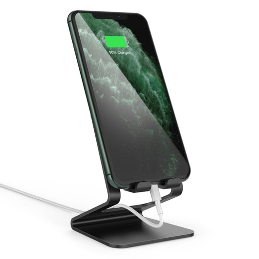 AhaStyle ST02 Mobile Phone Aluminum Alloy Fixed Bracket Storage Charging Base(Black) - free shipping - PMC Jewellery - Order now!