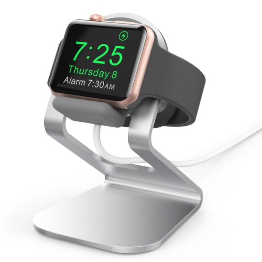 AhaStyle ST03 For Apple Watch Series Aluminum Alloy Stand Base(Silver) - free shipping - PMC Jewellery - Order now!