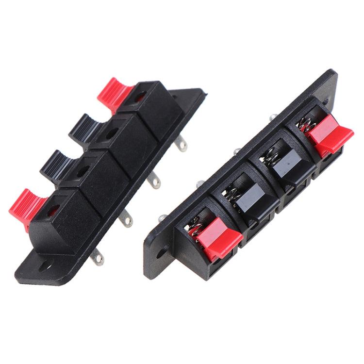 30pcs WP4-4 4-Position Spring Wiring Speaker Clip Aging Test Column