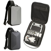 For DJI Mini 3 / Mini 3 Pro Hard Shell Storage Bag Box Chest Bag Shoulder Bag Messenger Bag(Dark Gray)