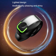GD28 IPX4 Water-resistant Single-ear Lightweight Clip Ear Bluetooth Earphone(White)