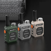 JINLIDE 3-5km 8W 6000mAh Hand-held Walkie Talkie Wireless Copy Frequency Ham Radio, CN Plug(Yellow)